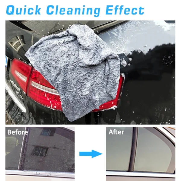 3/5/10pcs Car Wash Microfiber Towel Cleaning Drying Car Polishing Cloth Soft Edgeless Car Detailing Waxing Towel 40X40CM 350GSM - Image 2
