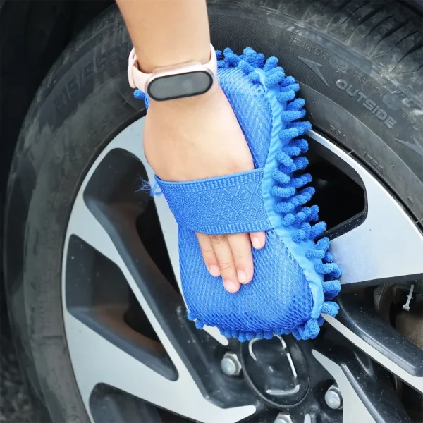 Auto Gloves Car Washing Accessories Car Cleaning Brush Cleaner Tools Microfiber Cars Washer Sponge Cleaning Washing Towel - Image 3