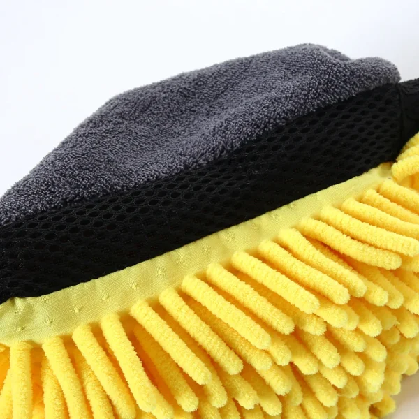 Car Wash Glove Coral Mitt Soft Anti-scratch for Car Wash Multifunction Thick Cleaning Glove Car Wax Detailing Brush - Image 6