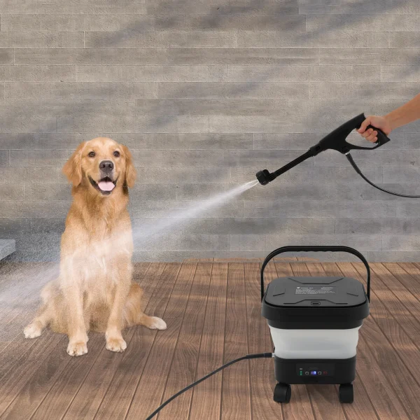 Portable Foldable Sprayer Washer, Car Wash Machine with High-Pressure Water Gun, Multifunction Pressure Washer for Backyard - Image 5