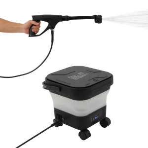 Portable Foldable Sprayer Washer, Car Wash Machine with High-Pressure Water Gun, Multifunction Pressure Washer for Backyard