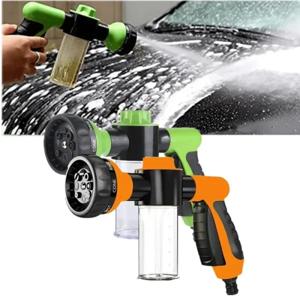 Portable Auto Foam Lance Water Gun High Pressure 3 Grade Nozzle Jet Car Washer Sprayer Cleaning Tool Automobile Garden Wash Tool - Image 2
