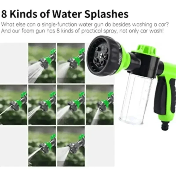 Portable Auto Foam Lance Water Gun High Pressure 3 Grade Nozzle Jet Car Washer Sprayer Cleaning Tool Automobile Garden Wash Tool - Image 5
