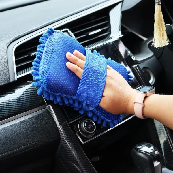 Auto Gloves Car Washing Accessories Car Cleaning Brush Cleaner Tools Microfiber Cars Washer Sponge Cleaning Washing Towel - Image 4