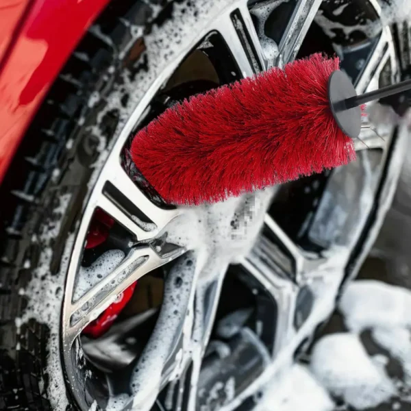 45cm Car Wheel Rim Tire Cleaning Brush Soft Bristle Cleaner Non Scratch Car Detailing Washing Tool Soft Bristle Cleaner Car Care - Image 2