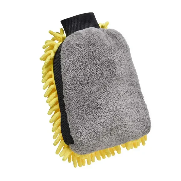 Car Wash Glove Coral Mitt Soft Anti-scratch for Car Wash Multifunction Thick Cleaning Glove Car Wax Detailing Brush - Image 4